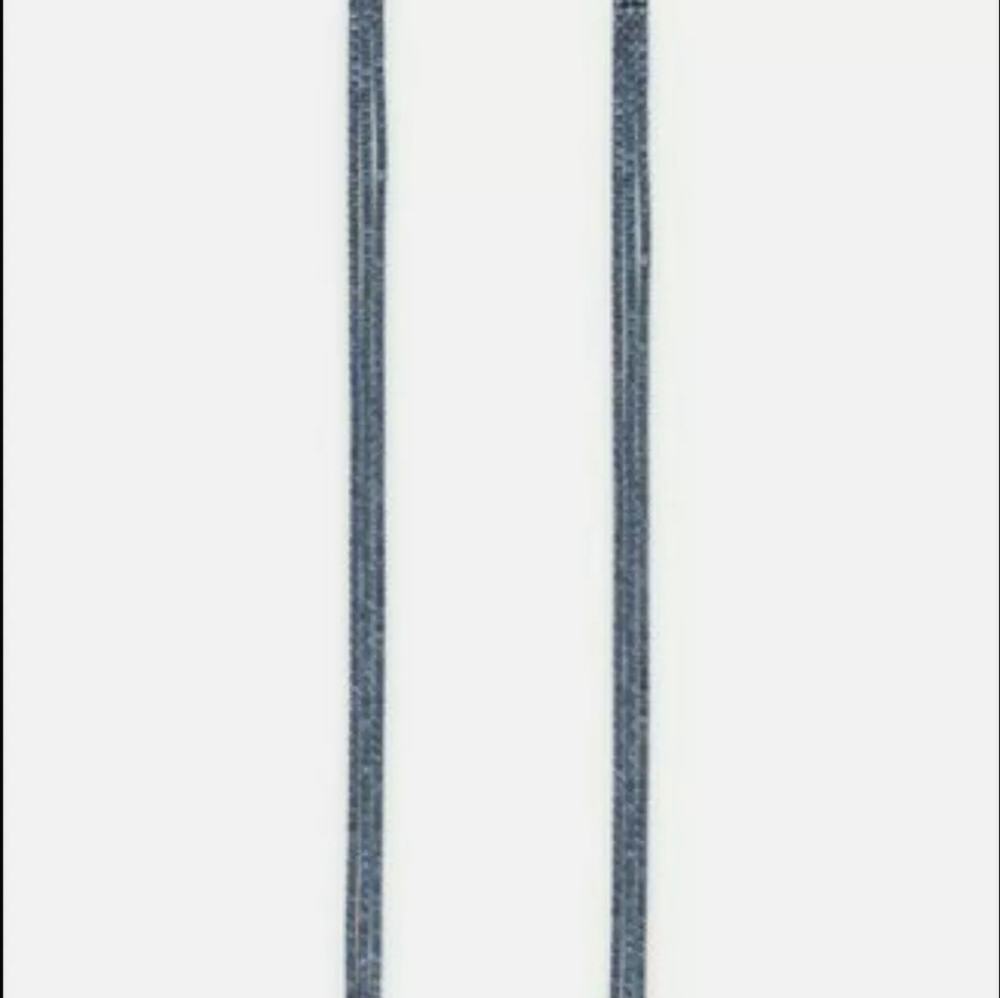 Jet/ Blue Long Drama Linear Earrings, Thalia Sodi,